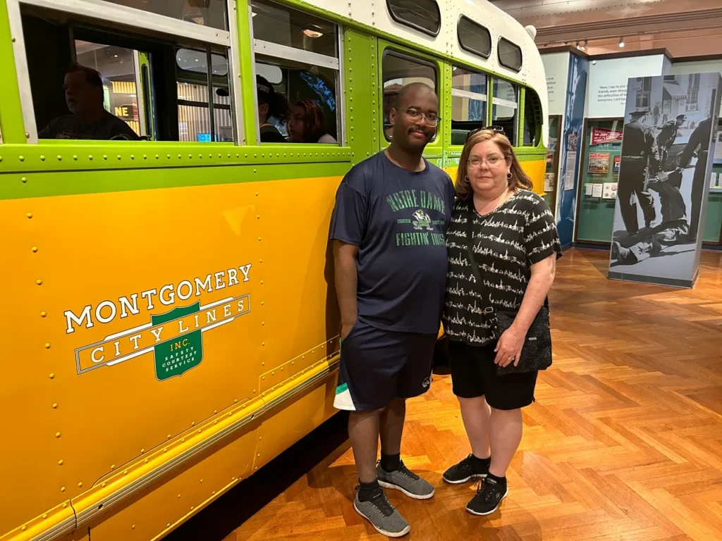 Restored in 2001, this is the actual bus that Rosa Parks refused to give up her seat on in 1955. The fully restored historic city bus where Rosa Parks refused to give up her seat, on display at the Henry Ford Museum Detroit.