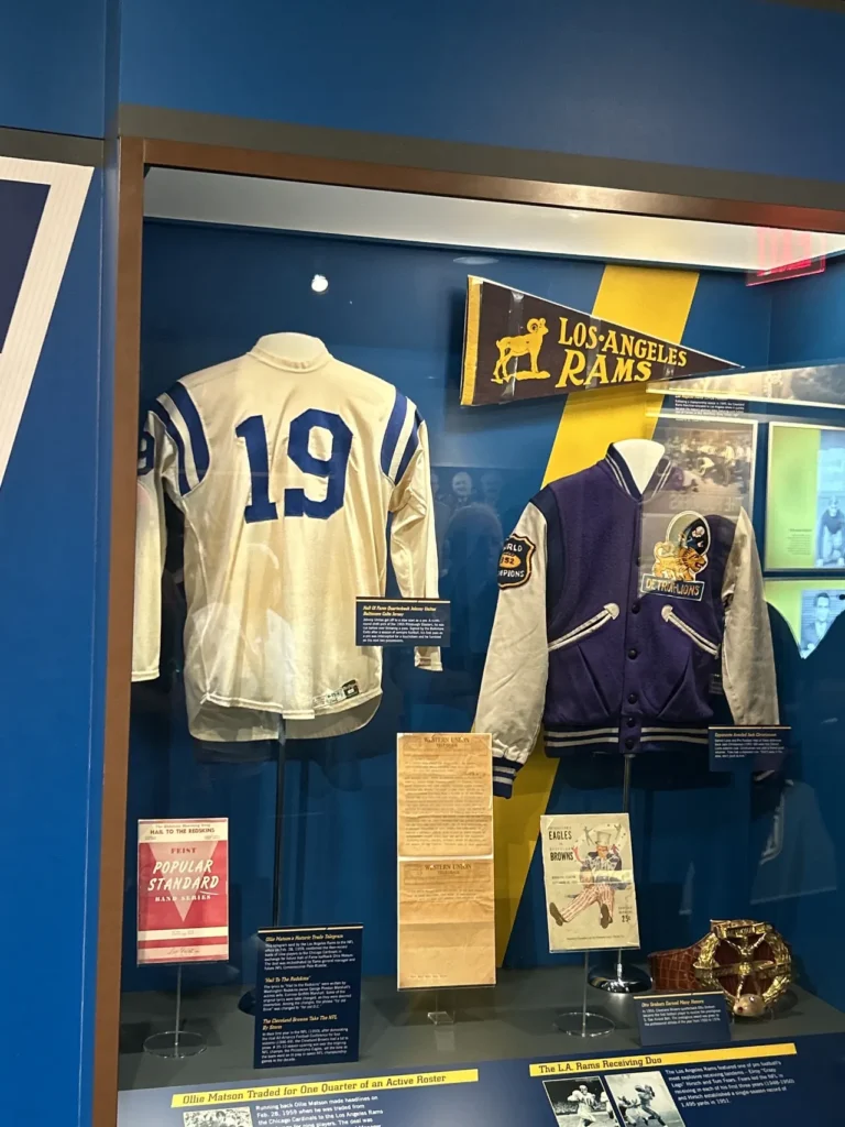 Johnny Unitas played for the Baltimore Colts and is considered one of the greatest quarterbacks of any era. The historic Baltimore Colts number 19 jersey worn by quarterback Johnny Unitas on display at the Pro Football Hall of Fame Canton.