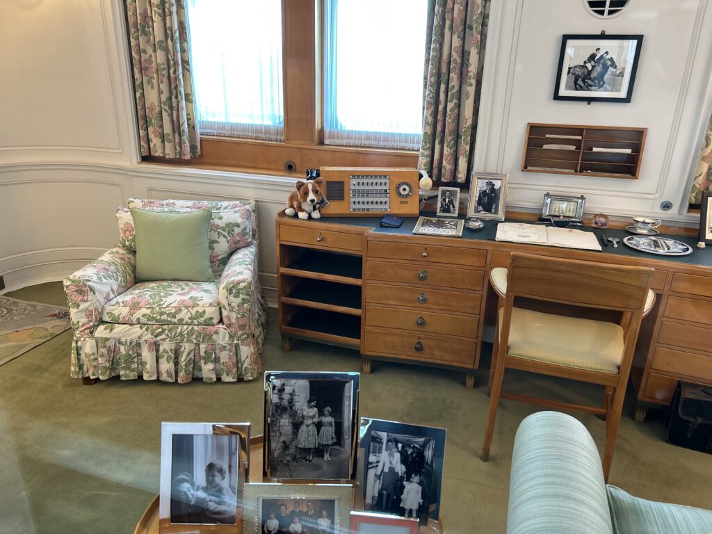 A rare intimate view into the daily life of Queen Elizabeth on board the Royal Yacht Britannia. On the tour you get to see the royal residence and a look at life at sea. A rare intimate view into the daily life of Queen Elizabeth on board the Royal Yacht Britannia. On the tour you get to see the royal residence and a look at life at sea.