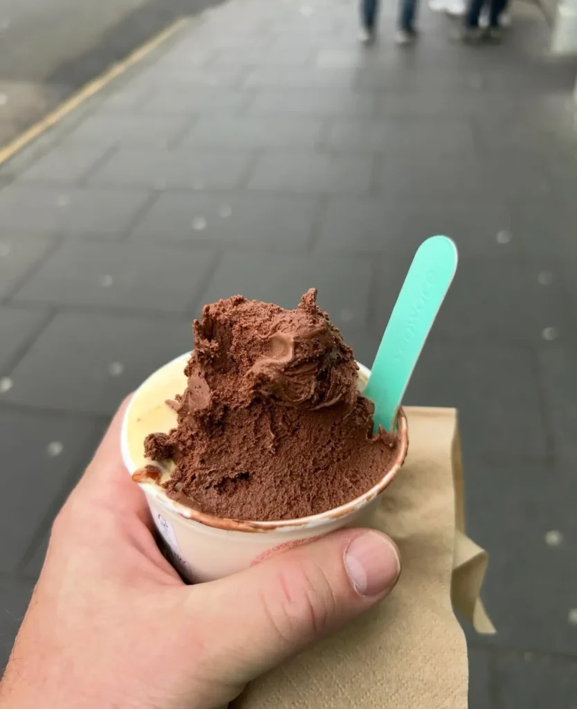 The famous artisan ice cream from Mary's Milk Bar featured in our Edinburgh travel guide.
