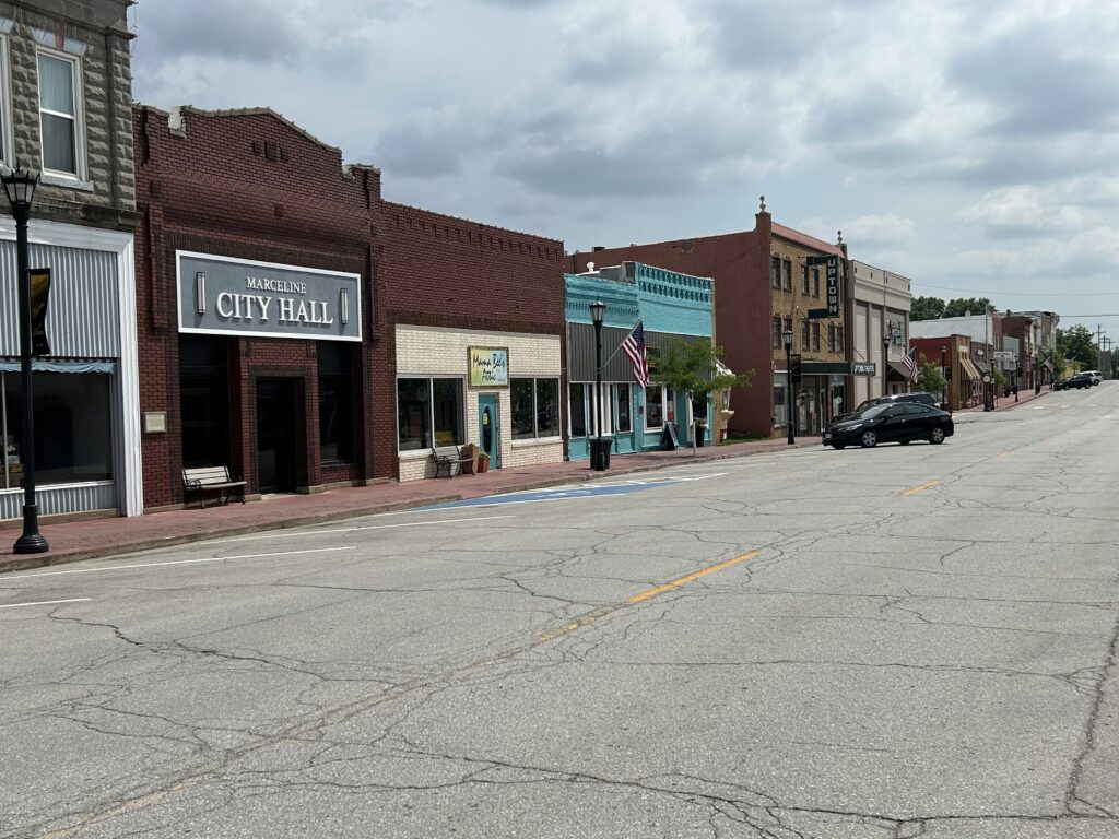Downtown Marceline, Missouri was the inspiration for Walt Disney's vision for Main Street USA. 