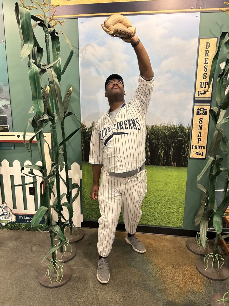The If You Build It exhibit in Dyersville, Iowa tells the story of the movie being made, as well as some baseball history. Plus you get a chance to dress up like one of the ghost players from the movie.