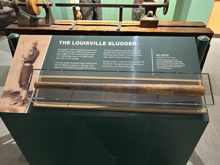 Louisville Slugger Museum tour in Louisville Kentucky