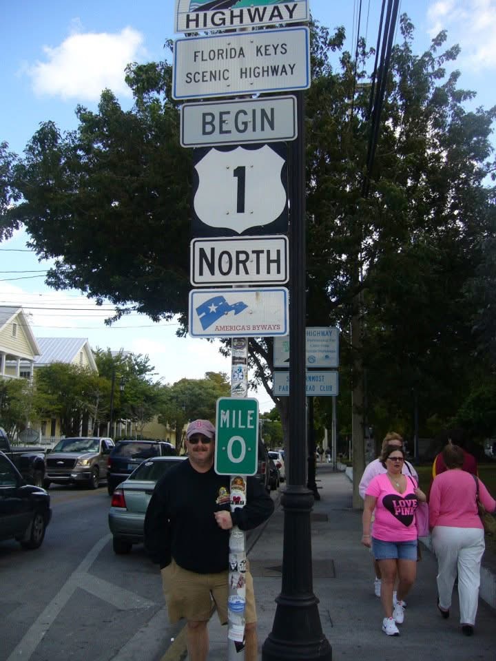Florida travel guide Much To Be Done at Mile Marker 0 sign in Key West Florida