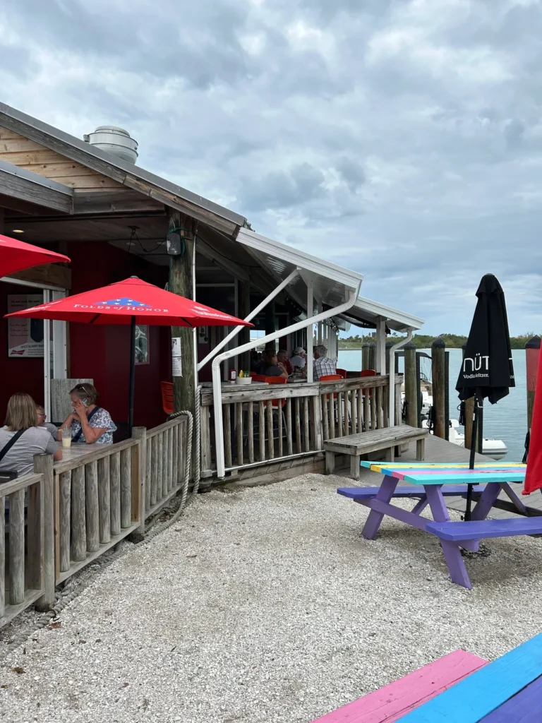 Relaxing with waterfront views and casual dining at The Old Salty Dog in this Florida travel guide.