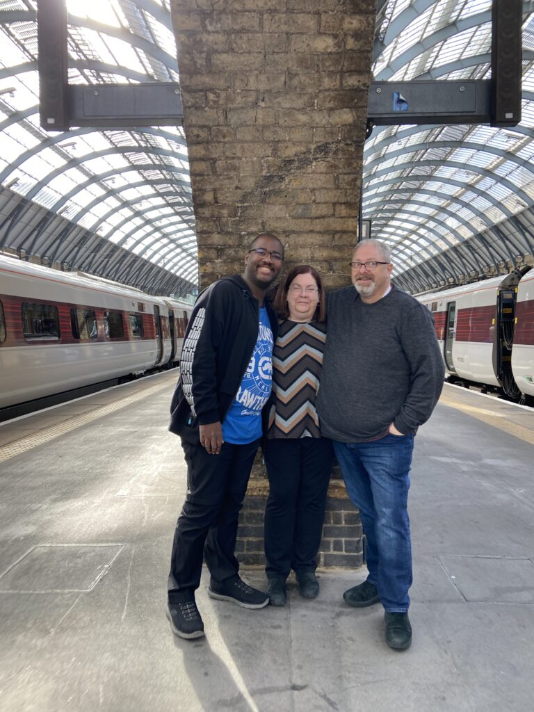 Harry Potter Platform 9 3/4 at Kings Cross Station London