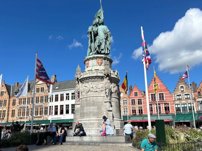 Bruges Belgium travel guide featuring canals and chocolate