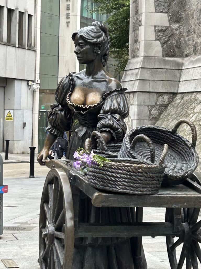 dublin ireland travel guide molly malone statue at dublin