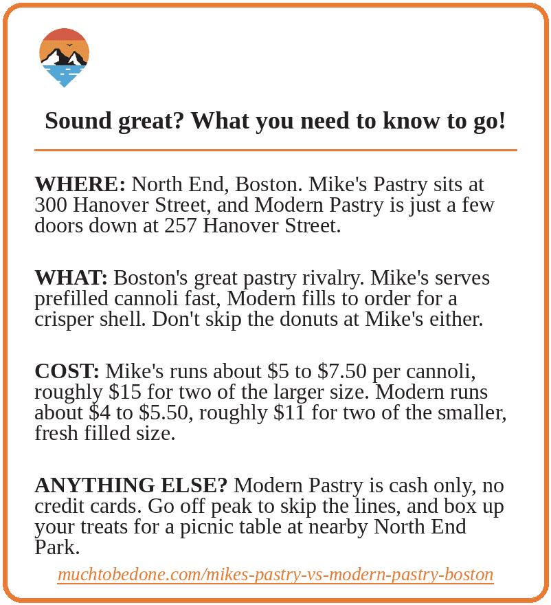 mike's pastry vs modern pastry what you need to know infographic