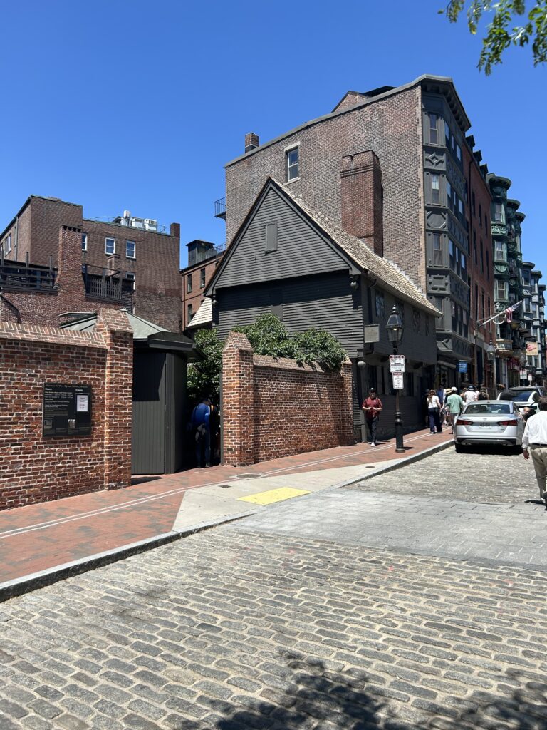 walking the boston freedom trail paul revere house in the north end